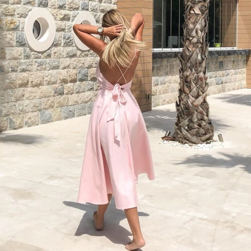 Bloggers favorite Zara pink dress - Picture 8 of 16